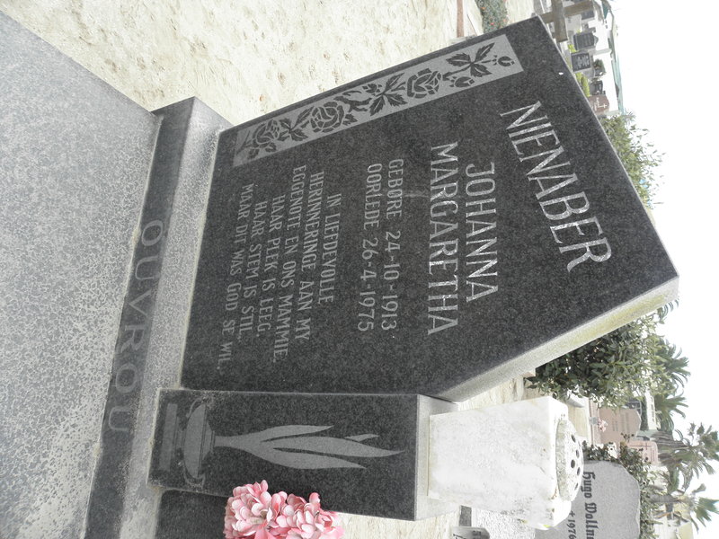 NIENABER Johanna Margaretha 1913-1975