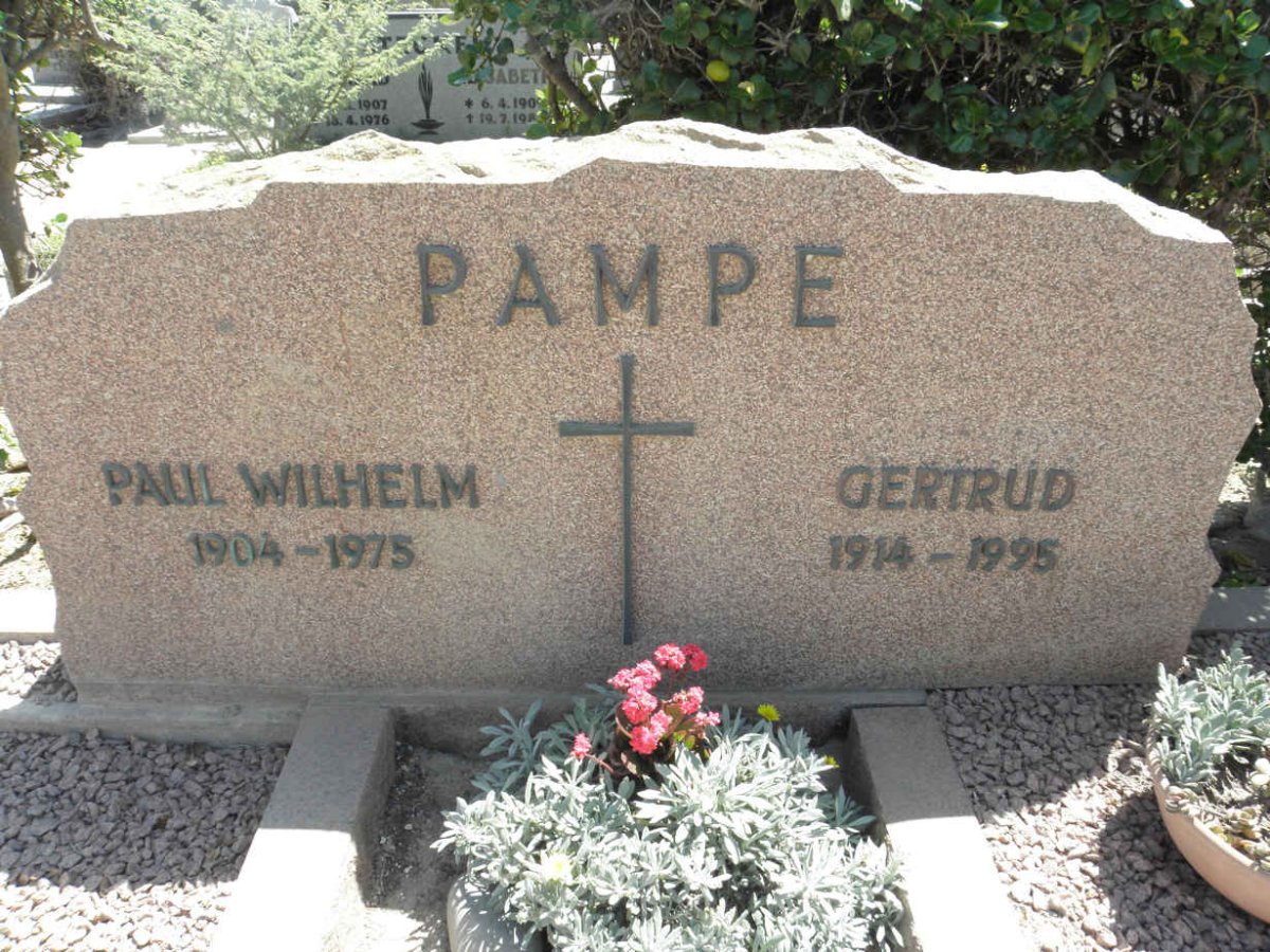 PAMPE Paul Wilhelm 1904-1975 & Gertrud 1914-1995