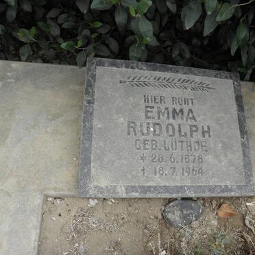 RUDOLPH Emma nee LUTHOE 1878-1964