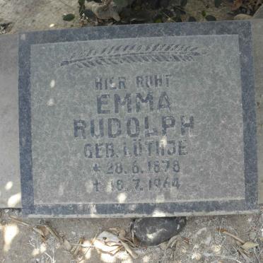 RUDOLPH Christian 1875-1960 &amp; Emma LÜTHJE 1878-196