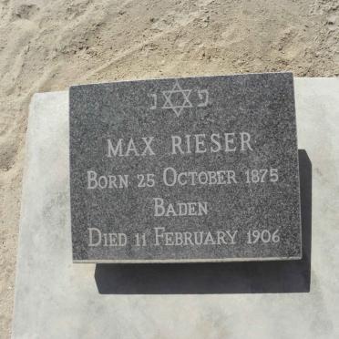 RIESER Max 1875-1906