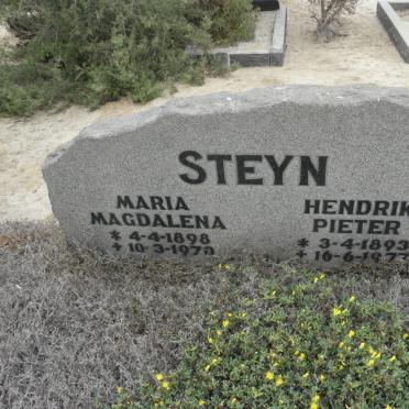 STEYN Hendrik Pieter 1893-1977 &amp; Maria Magdalena 1898-1970