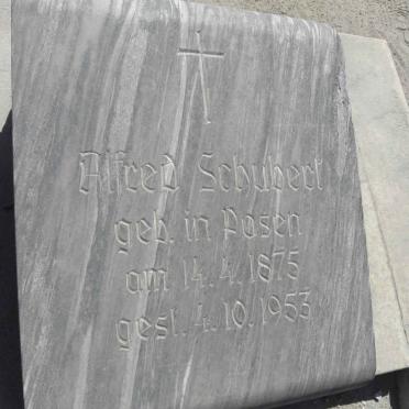 SCHUBERT Alfred 1875-1953