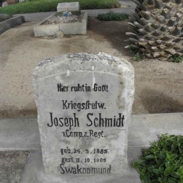 SCHMIDT Joseph 1885-1905