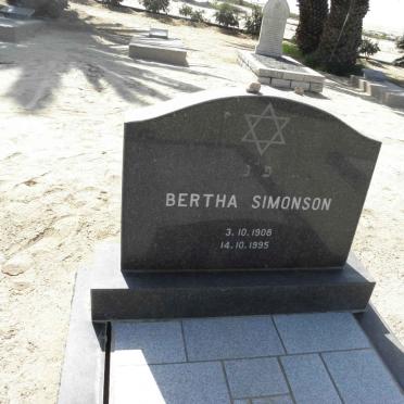 SIMONSON Bertha 1908-1995