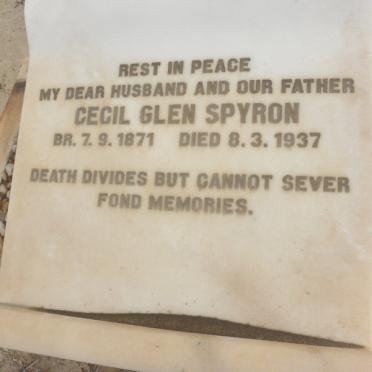SPYRON Cecil Glen 1871-1937