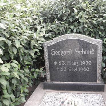 SCHMID Gerhard 1930-1960