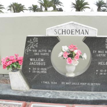 SCHOEMAN Willem Jacobus 1920-1998 &amp; Helena 1925-1991
