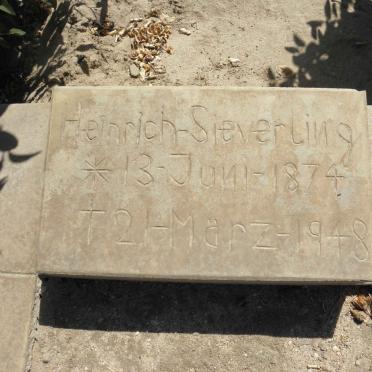 SIEVERLING Heinrich 1874-1948