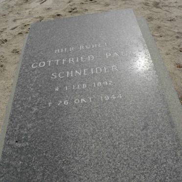 SCHNEIDER Gottfried Paul 1892-1944