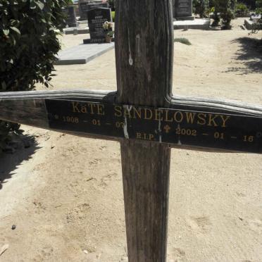 SANDELOWSKY Käte 1908-2008