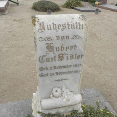 SIDLER Hubert Carl 1910-1910