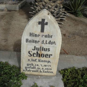 SCHOER Julius 1877-1915