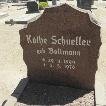 SCHUELLER Käthe nee BOLLMANN 1899-1976