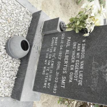 SMIT Paul Albertus 1923-1993