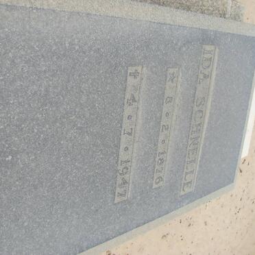 SCHNELLE Ida 1876-1947