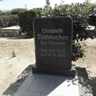 TRITTMACHER Elisabeth nee STIEMERT 1903-1957