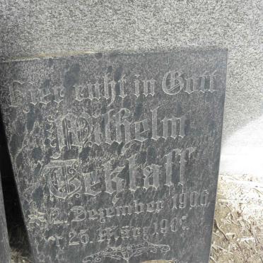 TEKLAFF Wilhelm 1906-1907