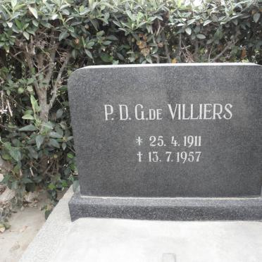 VILLIERS P.D.G., de 1911-1957