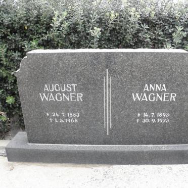 WAGNER August 1883-1968 &amp; Anna 1893-1973
