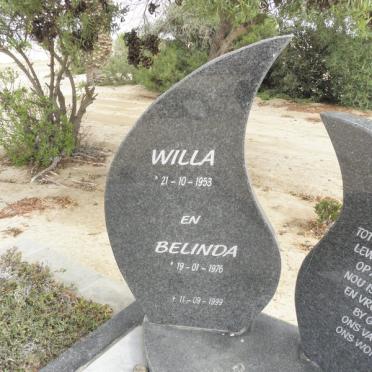 ? Willa 1953- &amp; Belinda 1976-1999