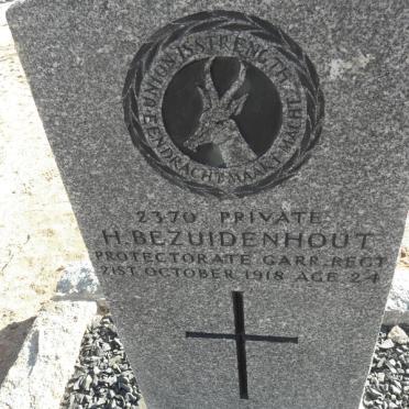BEZUIDENHOUT H. -1918