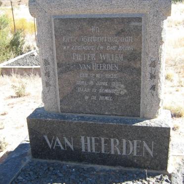HEERDEN Pieter Willem, van 1905-1950
