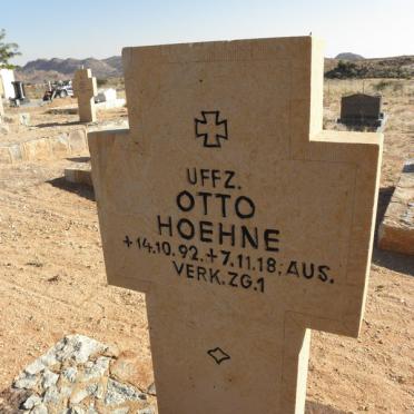 HOEHNE Otto 1892-1918