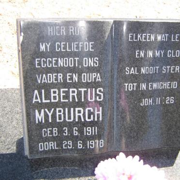 MYBURGH Albertus 1911-1978