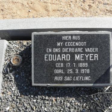 MEYER Eduard 1889-1978