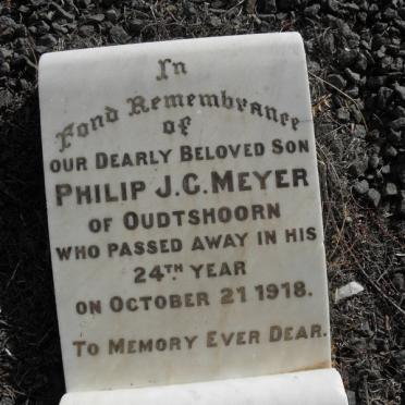 MEYER Philip J.C. -1918