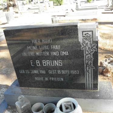 BRUNS E.B. 1916-1983