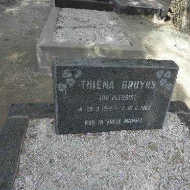 BRUYNS Thiena nee DU PLESSIS 1914-1963