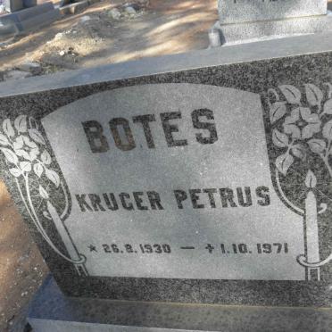 BOTES Kruger Petrus 1930-1971