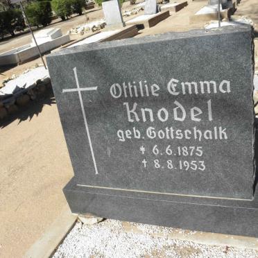 KNODEL Ottilie Emma nee GOTTSCHALK 1875-1953
