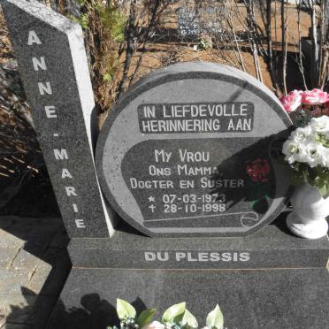 PLESSIS Anne Marie, du 1973-1998