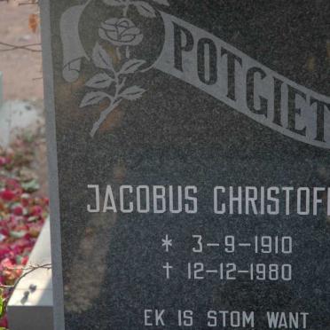 POTGIETER Jacobus Christoffel 1910-1980