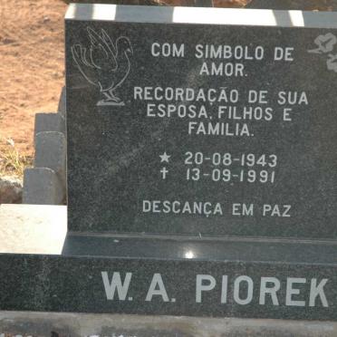 PIOREK W.A. 1943-1991