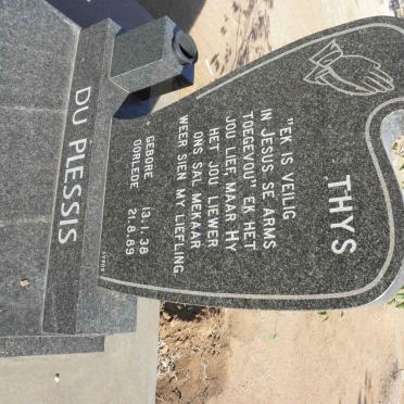 PLESSIS Thys, du 1938-1989