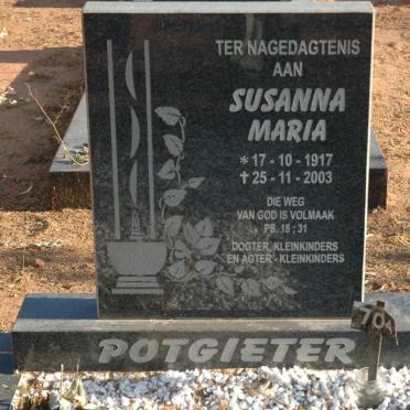 POTGIETER Susanna Maria 1917-2003