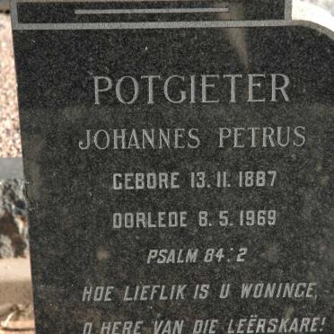 POTGIETER Johannes Petrus 1887-1969 &amp; Catharina Sophia 1889-1964