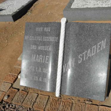 STADEN Marie, van 192?-19??