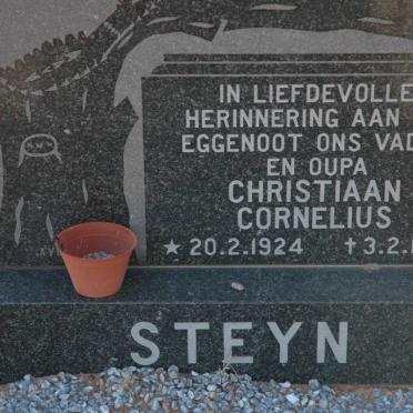 STEYN Christiaan Cornelius 1924-1989