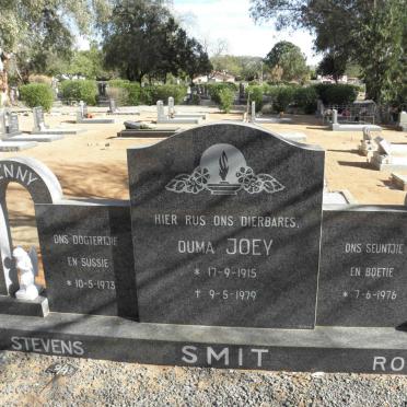 SMIT Joey 1915-1979 :: STEVENS Jenny 1973- :: ROODT Willie 1976-