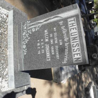 THEUNISSEN Willem Johannes 1923-1970