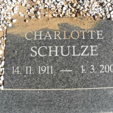 SCHULZE Charlotte 1911-2001