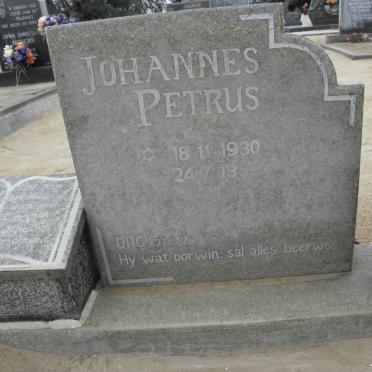 BYLEVELD Johannes Petrus 1930-1989