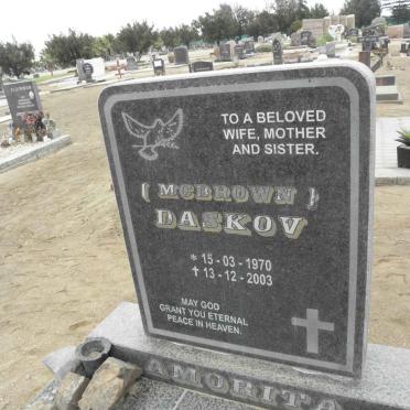 DASKOV Amorita nee MCBROWN 1970-2003