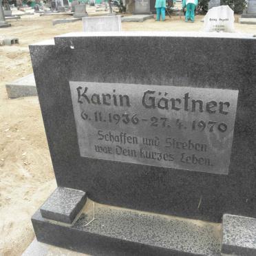 GÄRTNER Karin 1936-1970