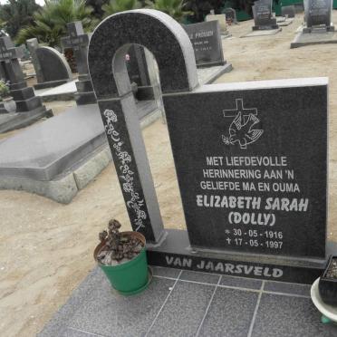 JAARSVELD Elizabeth Sarah, van 1916-1997